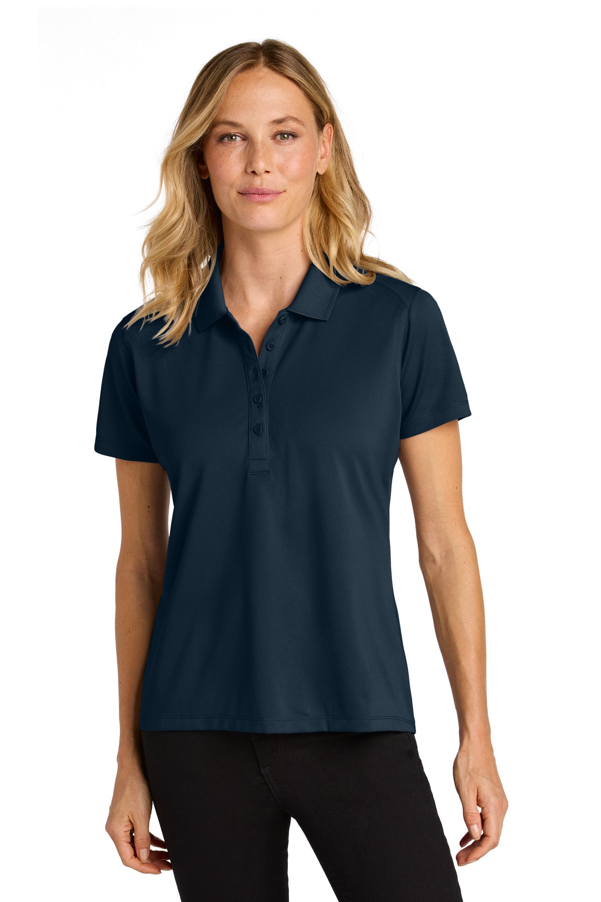 Port Authority Women's Wearever Performance Pique Polo LK240 River Blue Navy