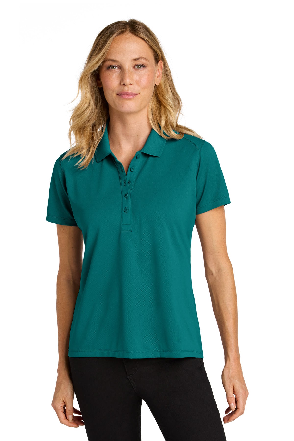 Port Authority Women's Wearever Performance Pique Polo LK240 Teal Green