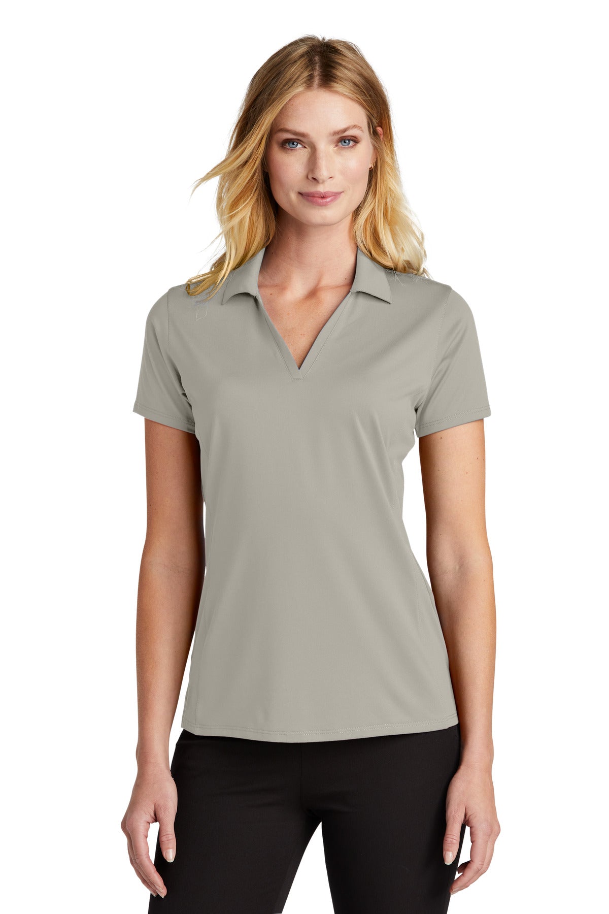 Port Authority Women's Performance Staff Polo LK398 Silver