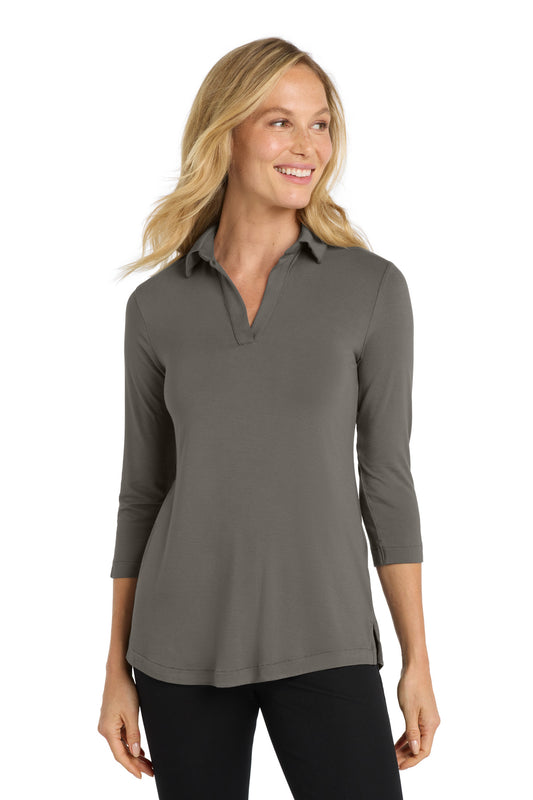 Port Authority  Women's Luxe Knit Tunic. LK5601 Sterling Grey