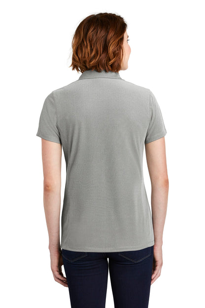 Port Authority  Women's Poly Oxford Pique Polo. LK582 Black