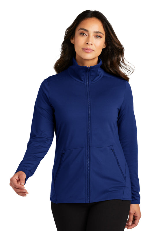 Port Authority Women's Accord Stretch Fleece Full-Zip LK595 Royal