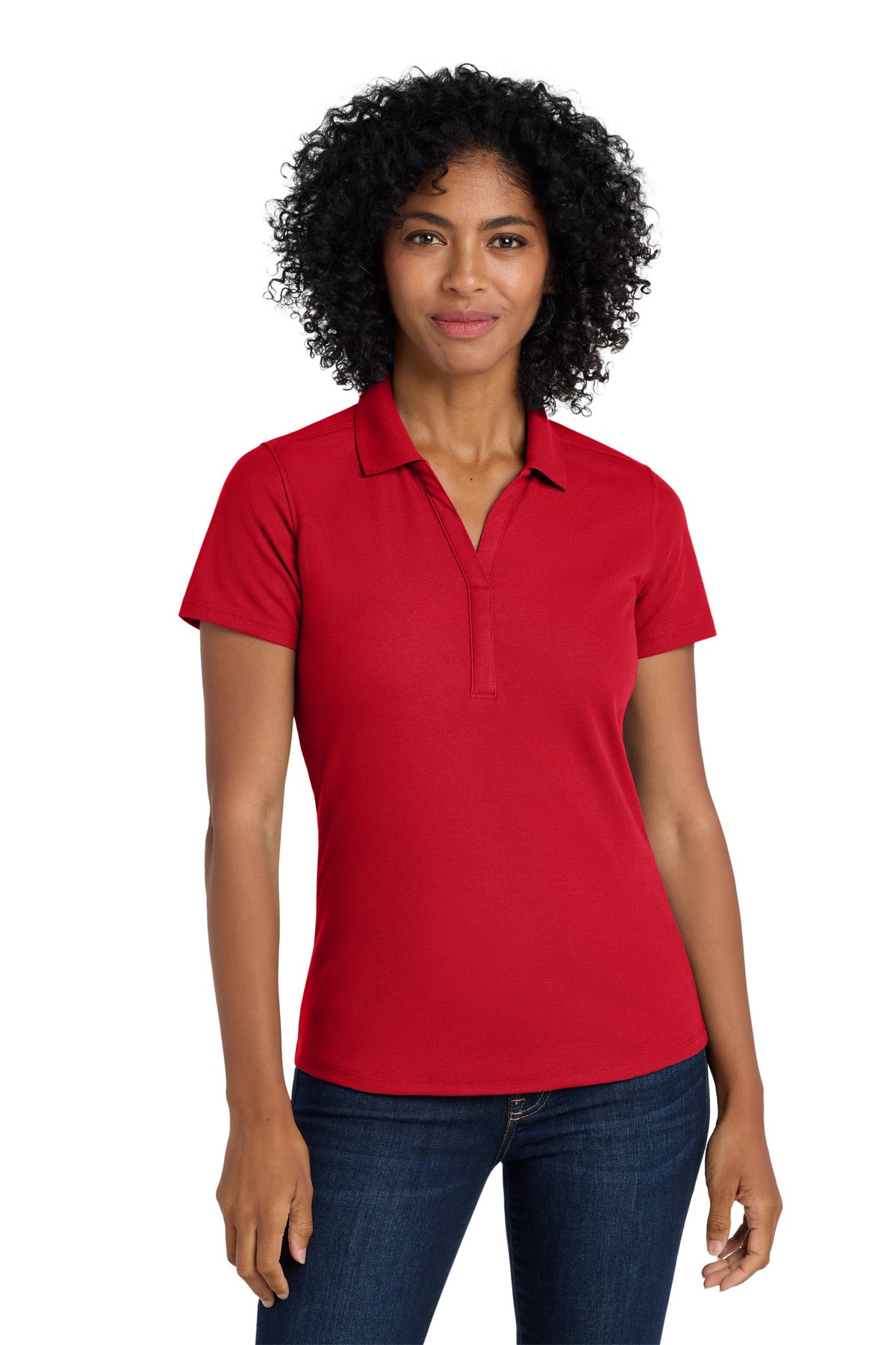 Port Authority Women's EZPerformance Pique Polo LK600 Apple Red