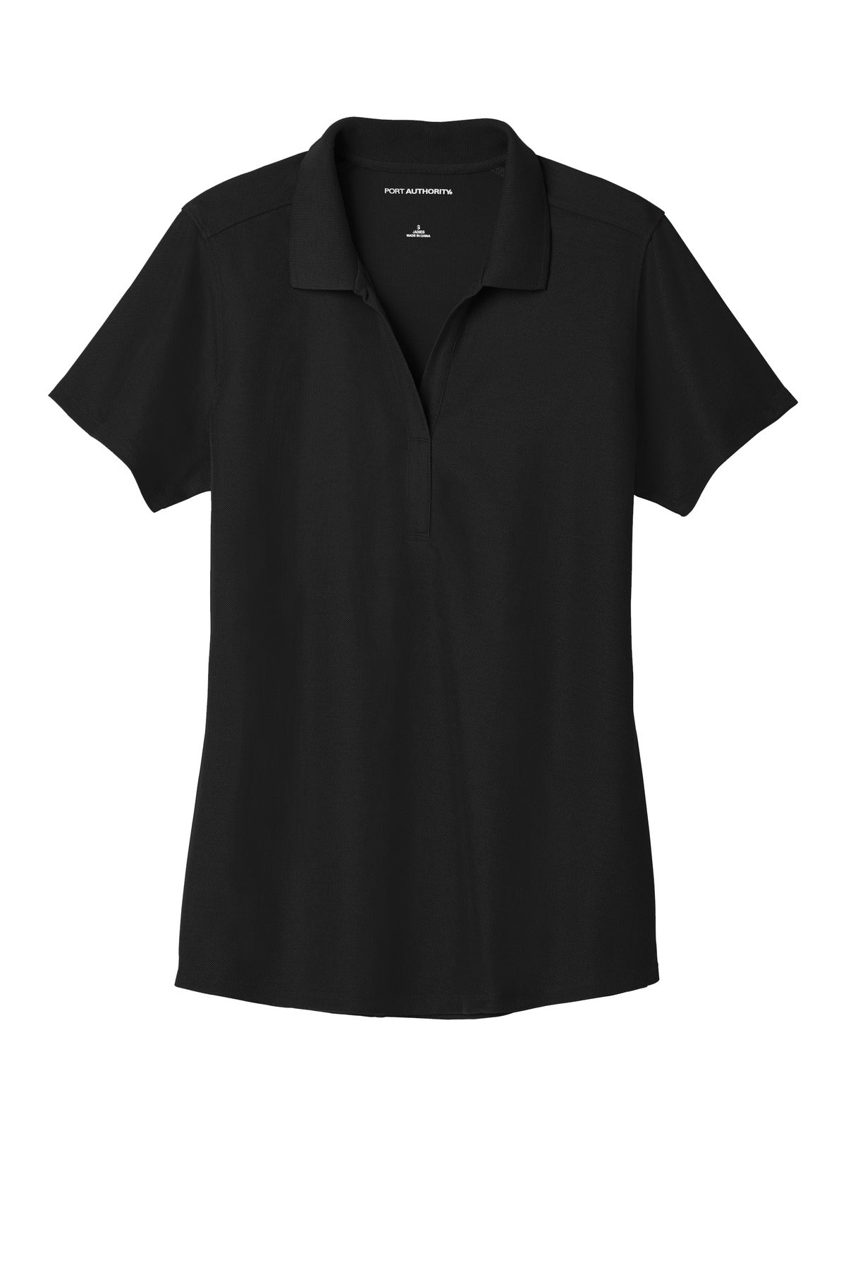Port Authority  Women's EZPerformance  Pique Polo. LK600 Black
