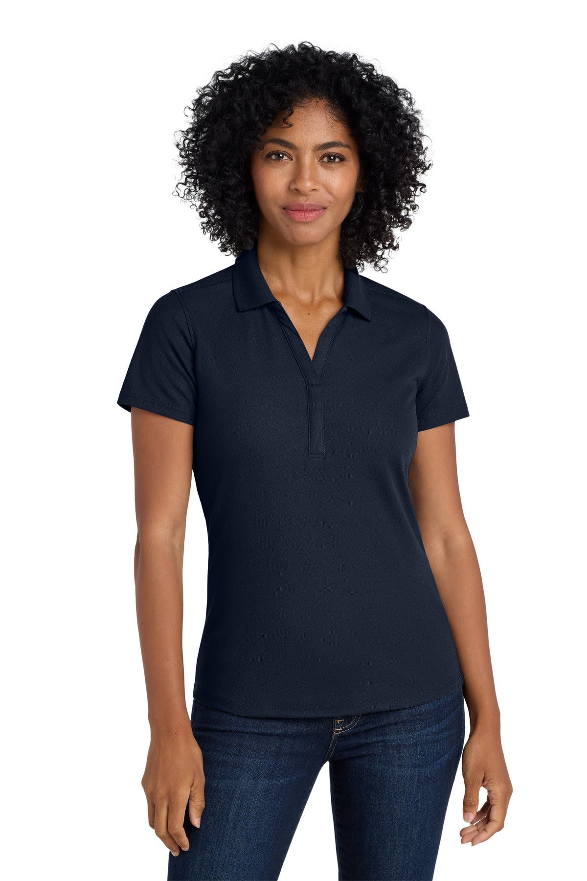 Port Authority Women's EZPerformance Pique Polo LK600 Navy