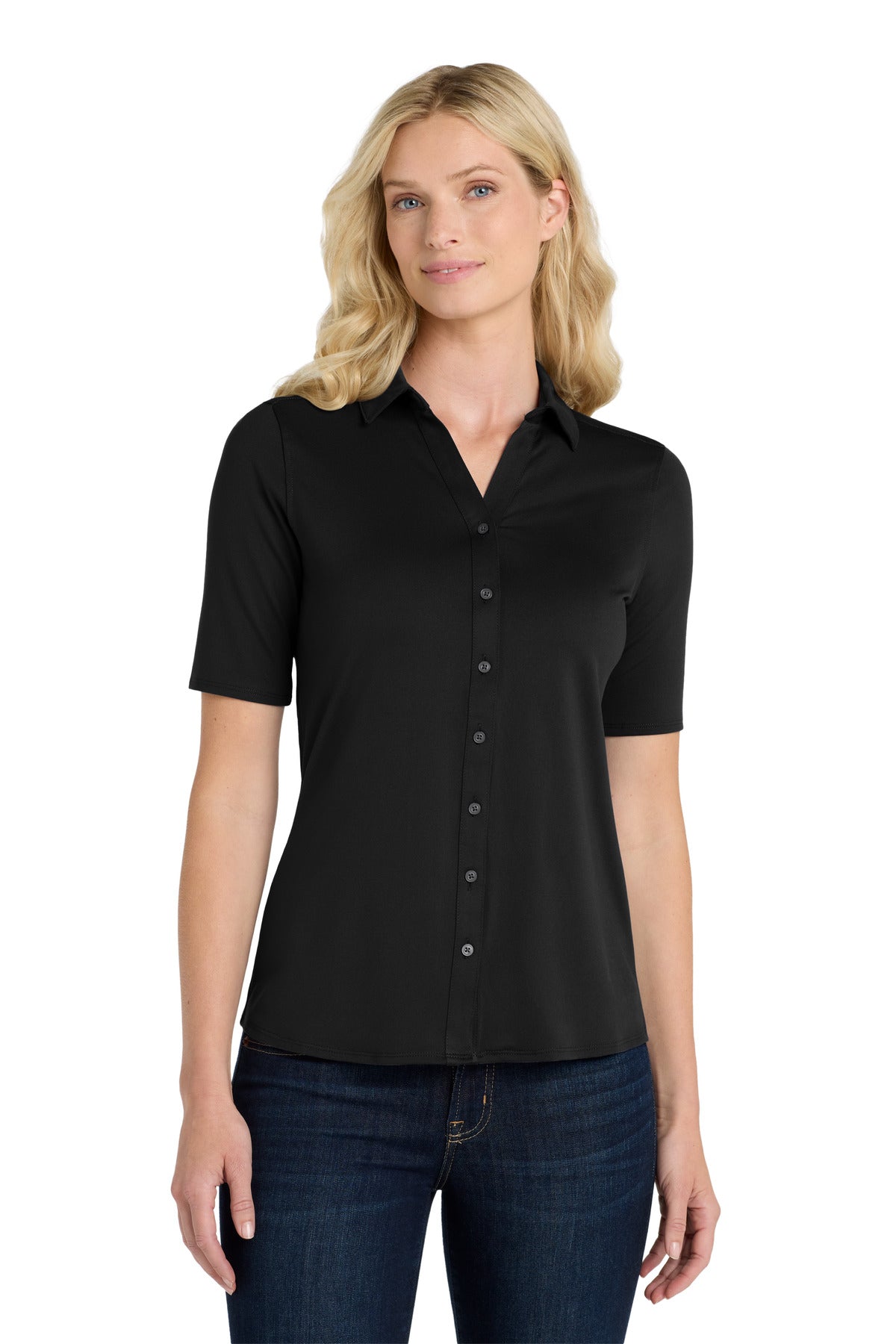 Port Authority Women's City Stretch Top LK682 Black