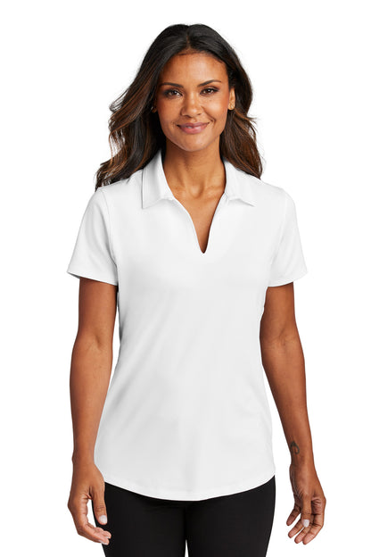 Port Authority Women's City Stretch Polo LK683 White