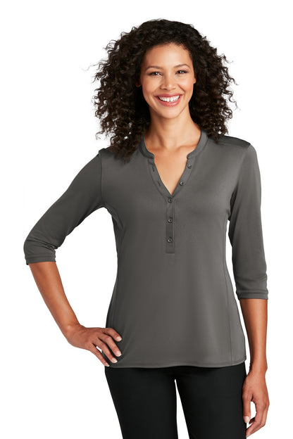 Port Authority Women's UV Choice Pique Henley