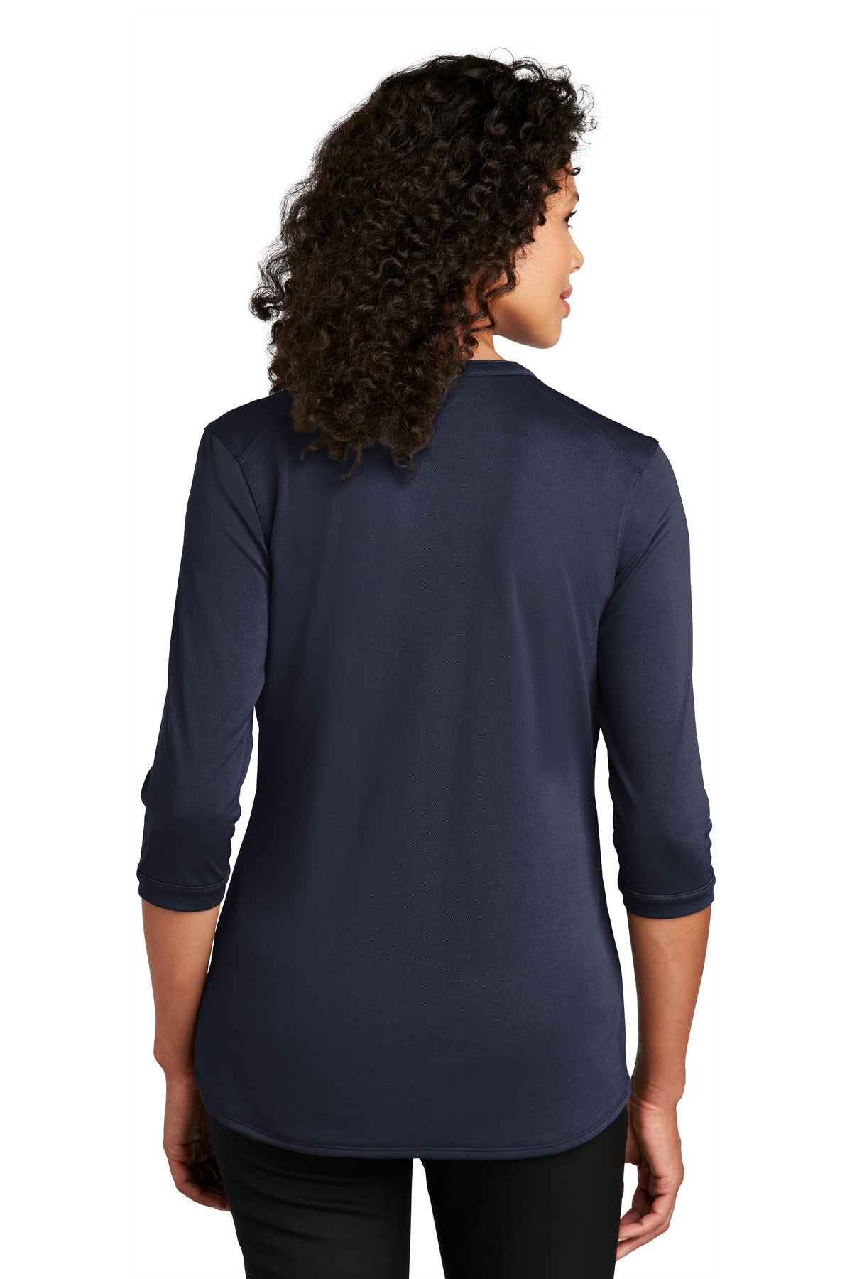 Port Authority   Women's UV Choice Pique Henley LK750 True Navy