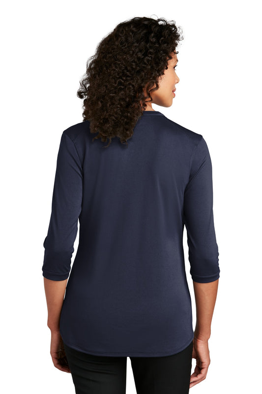 Port Authority   Women's UV Choice Pique Henley LK750 True Navy