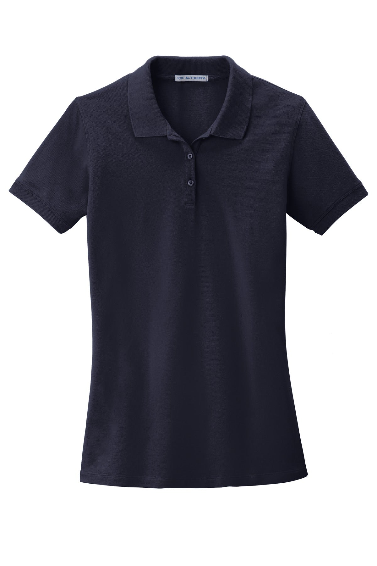Port Authority Women's EZCotton Polo. LK8000 Navy