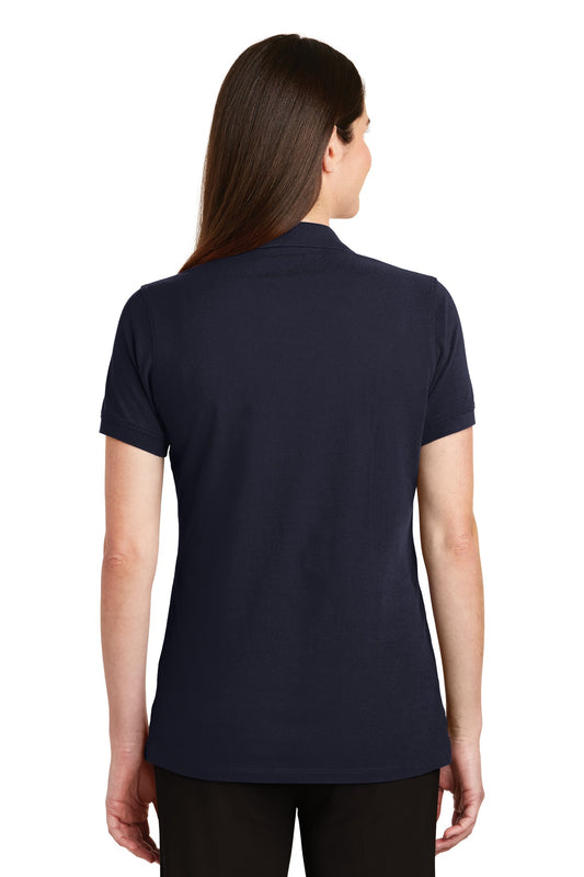 Port Authority Women's EZCotton Polo. LK8000 Navy