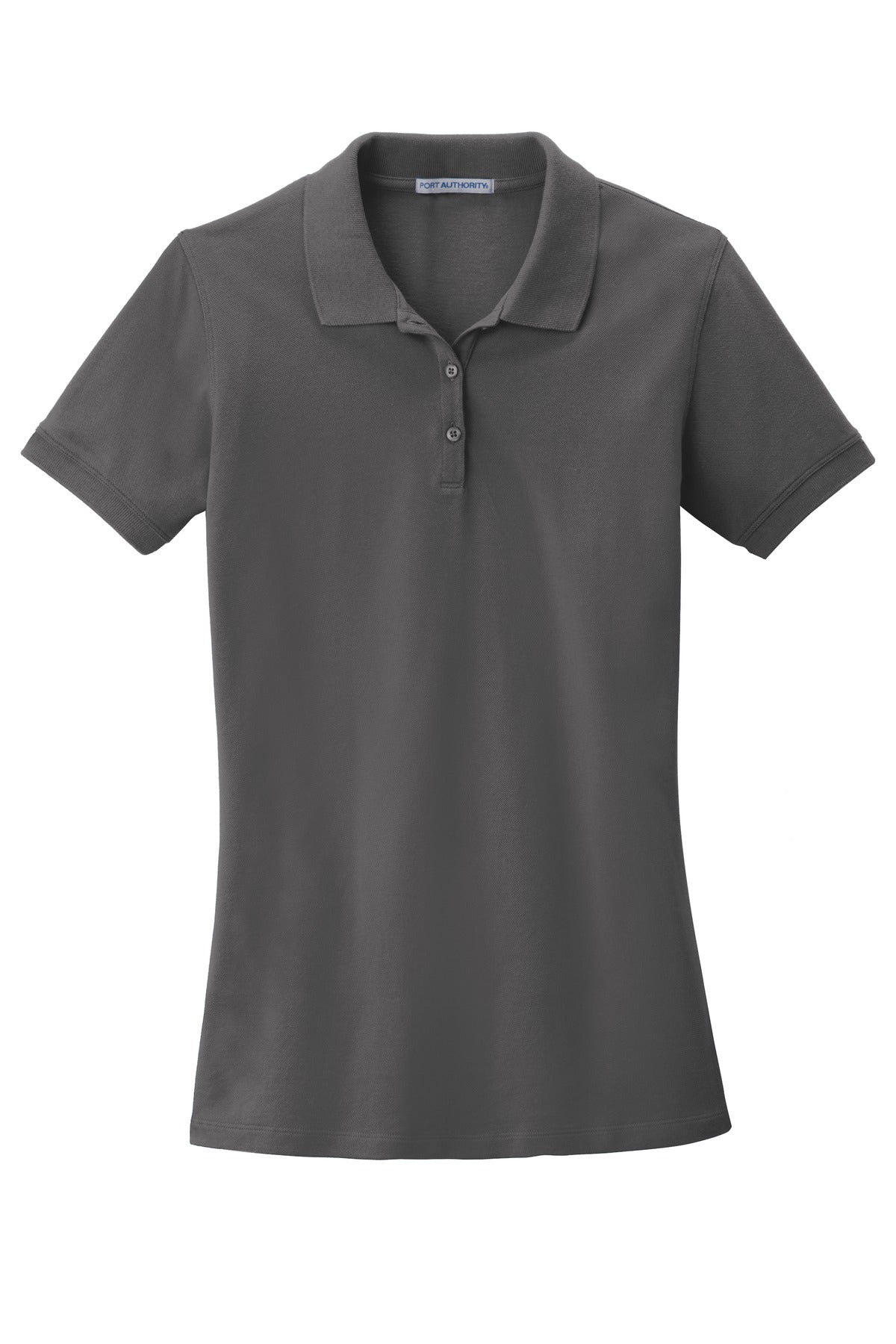 Port Authority Women's EZCotton Polo. LK8000 Sterling Grey