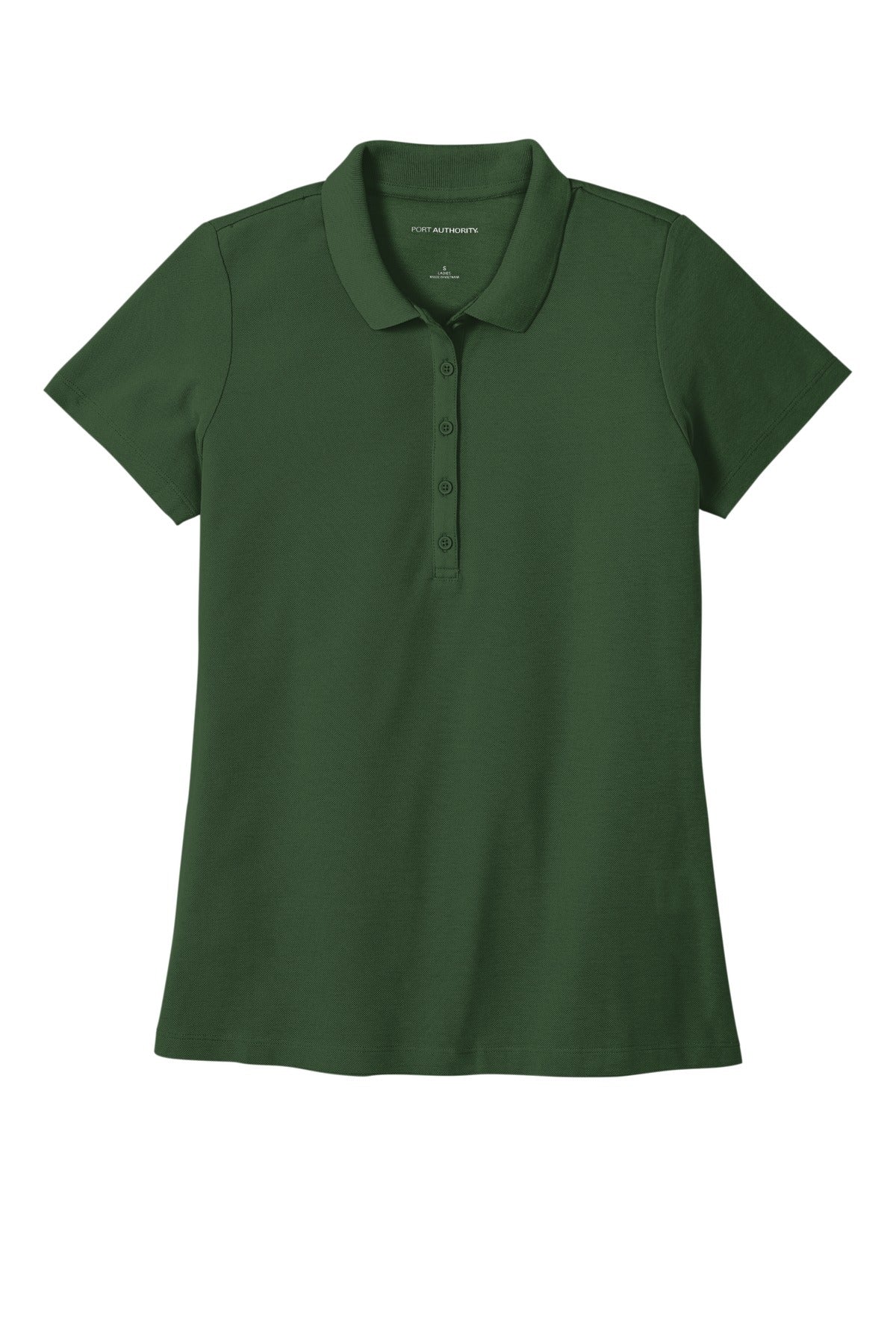 Port Authority Women's SuperPro React  Polo. LK810 Dark Green
