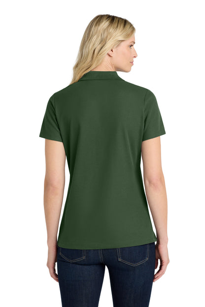 Port Authority Women's SuperPro React  Polo. LK810 Dark Green