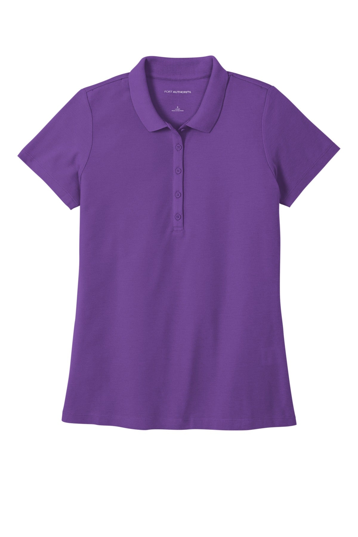 Port Authority Women's SuperPro React  Polo. LK810 Purple