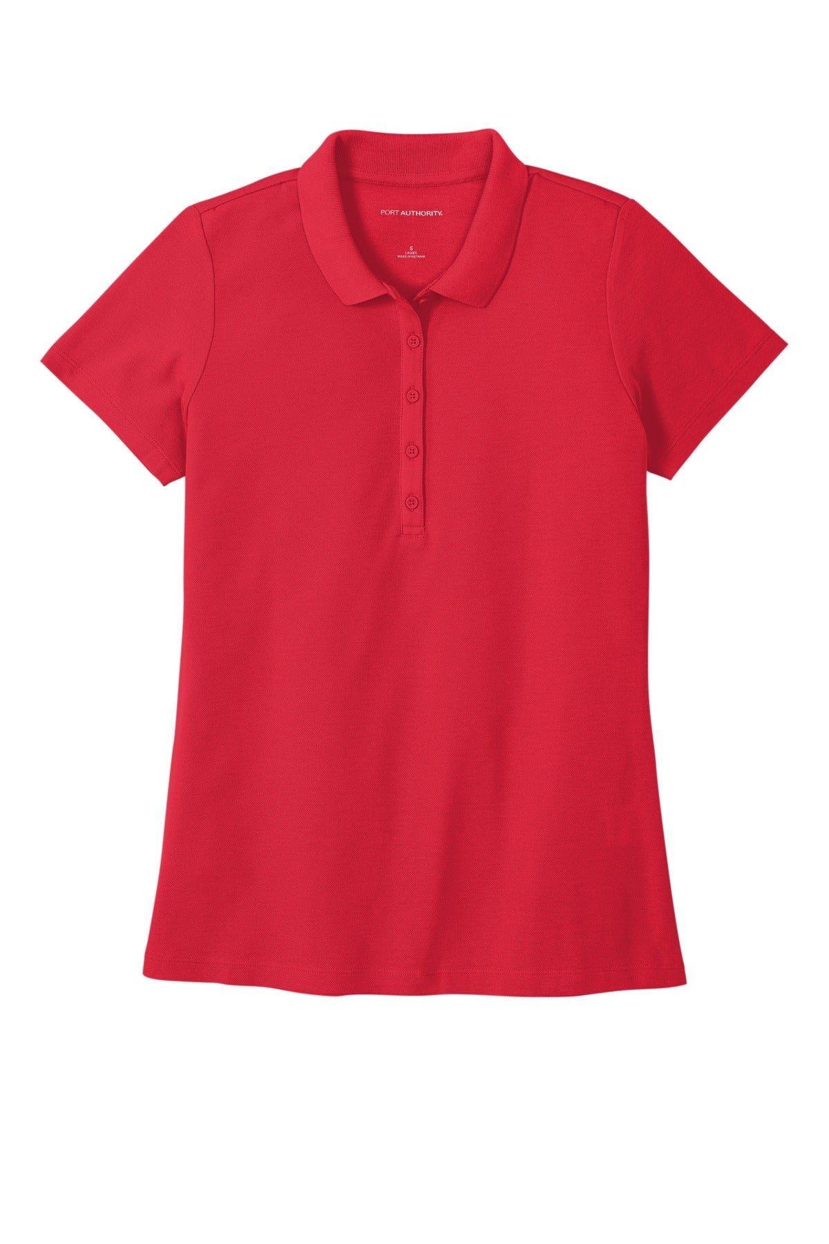 Port Authority Women's SuperPro React  Polo. LK810 Rich Red