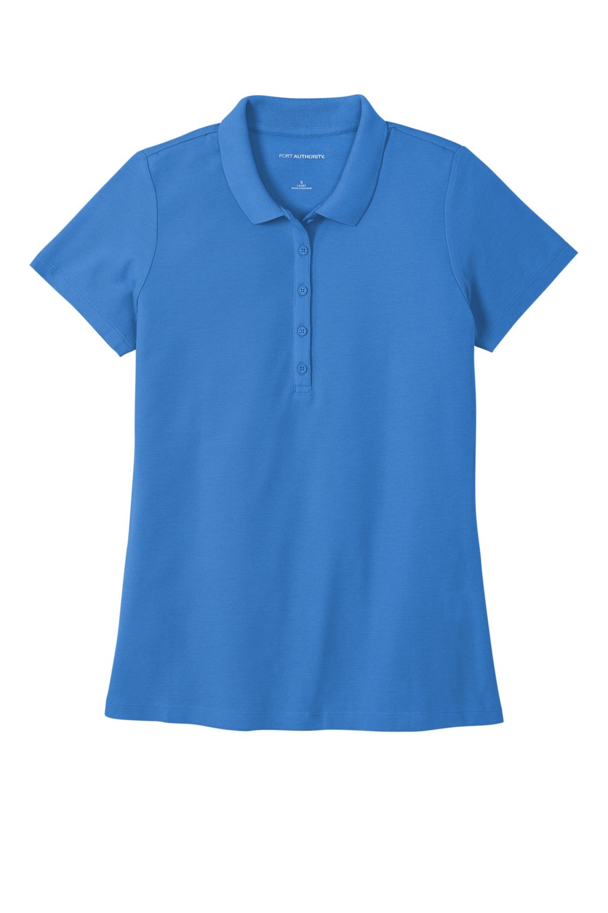 Port Authority Women's SuperPro React  Polo. LK810 Strong Blue
