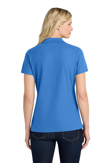 Port Authority Women's SuperPro React  Polo. LK810 Strong Blue