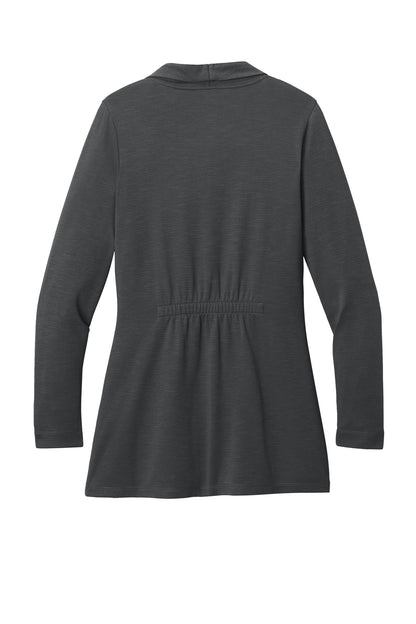 Port Authority Women's Breakwater Open Cardigan LK820 Grey Steel