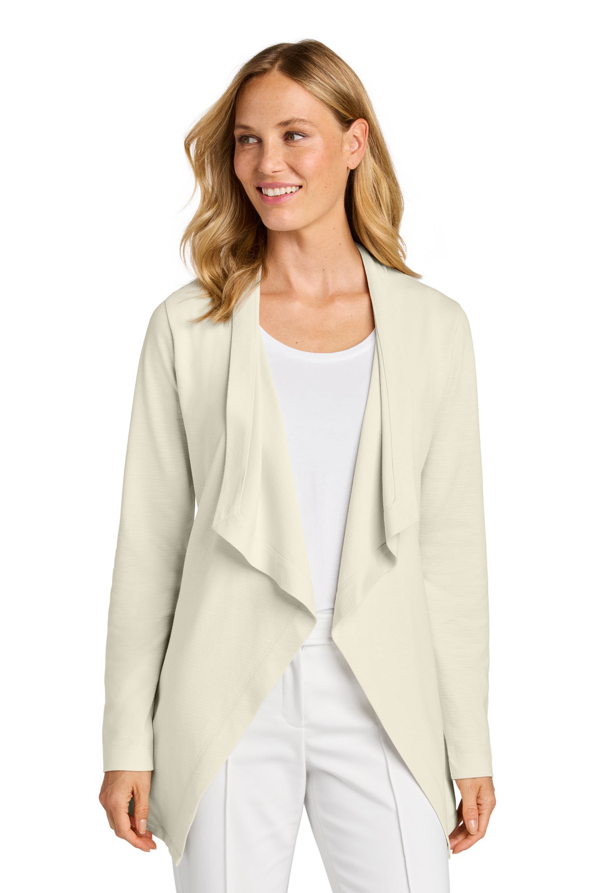 Port Authority Women's Breakwater Open Cardigan LK820 Parchment