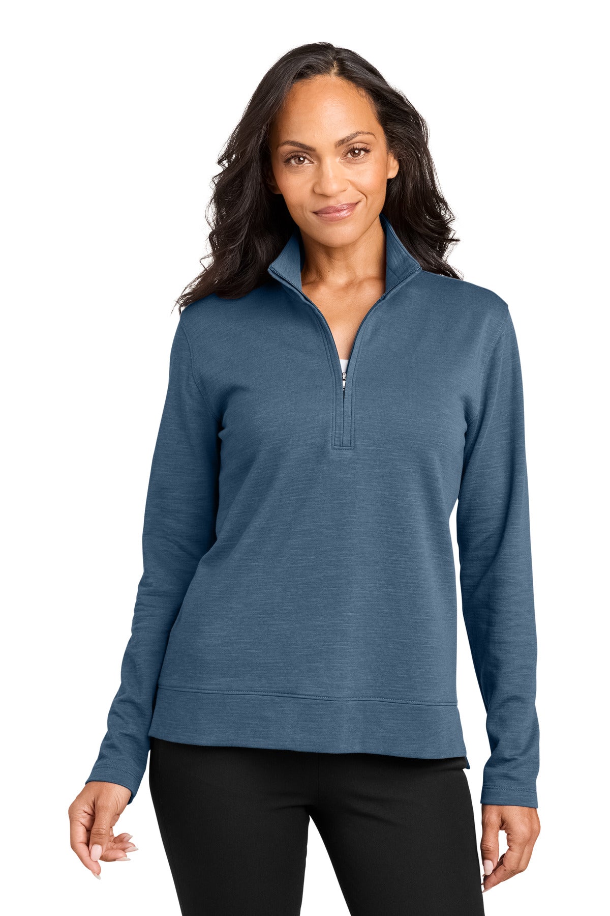 Port Authority Women's Breakwater 1/4-Zip LK821 Dusk Blue