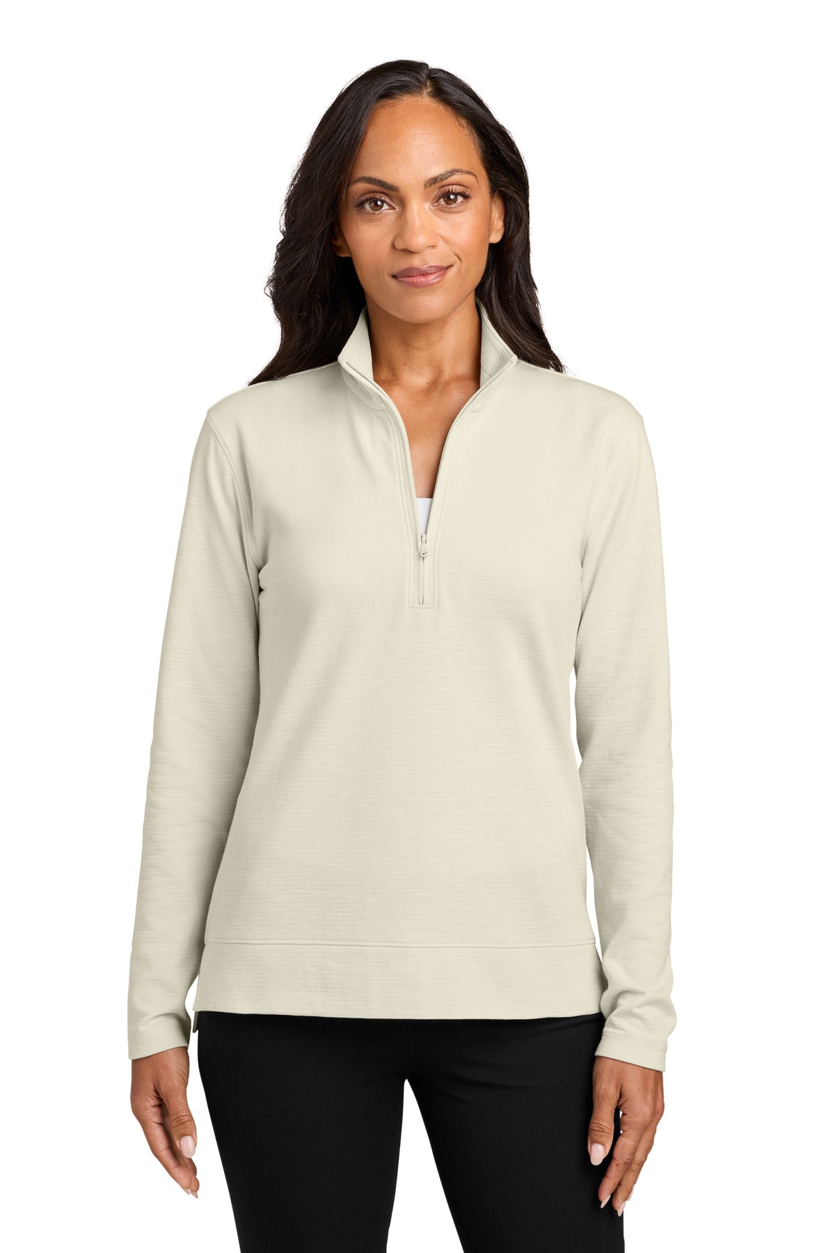 Port Authority Women's Breakwater 1/4-Zip LK821 Parchment