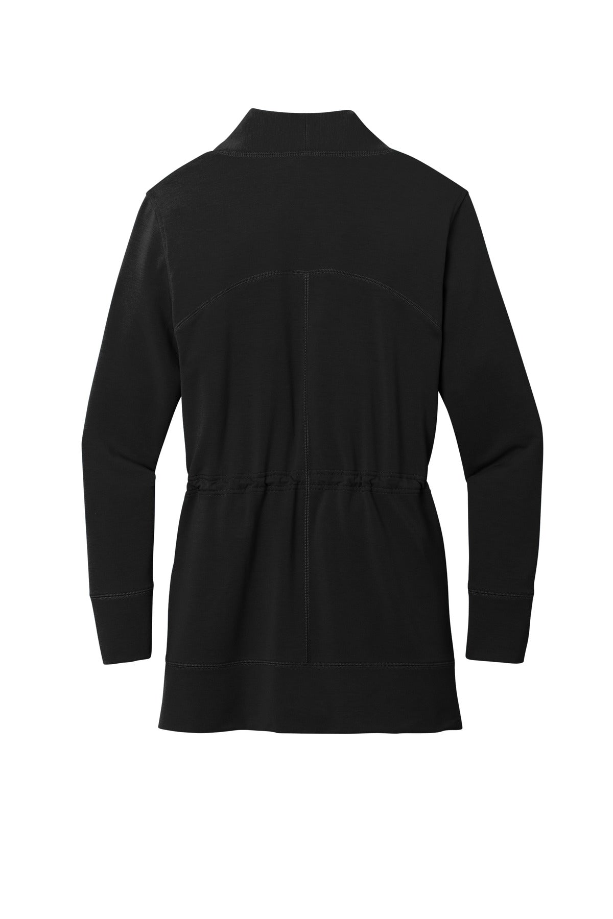 Port Authority Women's Microterry Cardigan LK825 Deep Black
