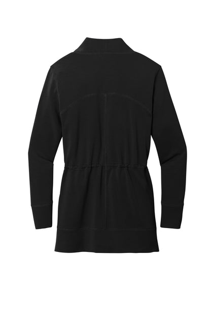 Port Authority Women's Microterry Cardigan LK825 Deep Black