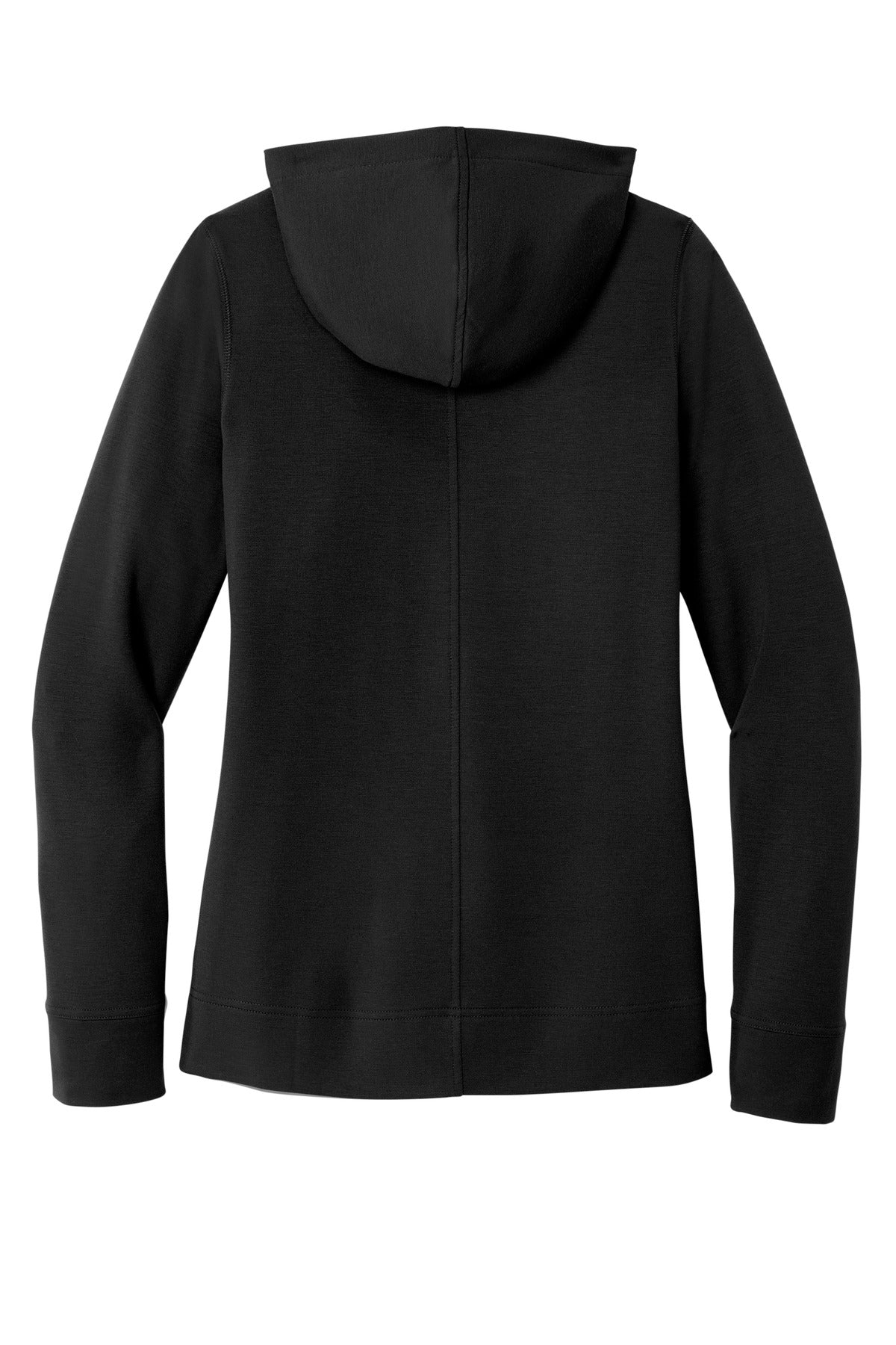 Port Authority Women's Microterry Pullover Hoodie LK826 Deep Black