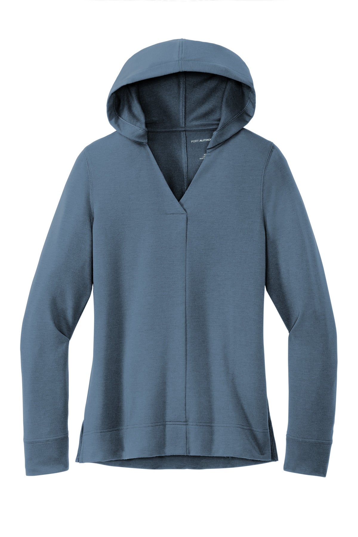 Port Authority Women's Microterry Pullover Hoodie LK826 Dusk Blue