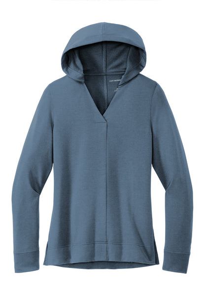 Port Authority Women's Microterry Pullover Hoodie LK826 Dusk Blue