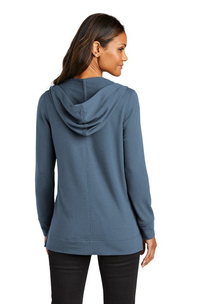 Port Authority Women's Microterry Pullover Hoodie LK826 Dusk Blue