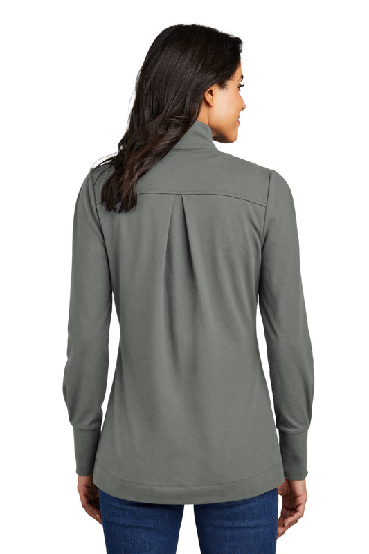 Port Authority Women's Fairway Stretch 1/4-Zip LK829 Shadow Grey