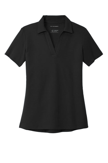 Port Authority Women's C-FREE Cotton Blend Pique Polo LK867 Black