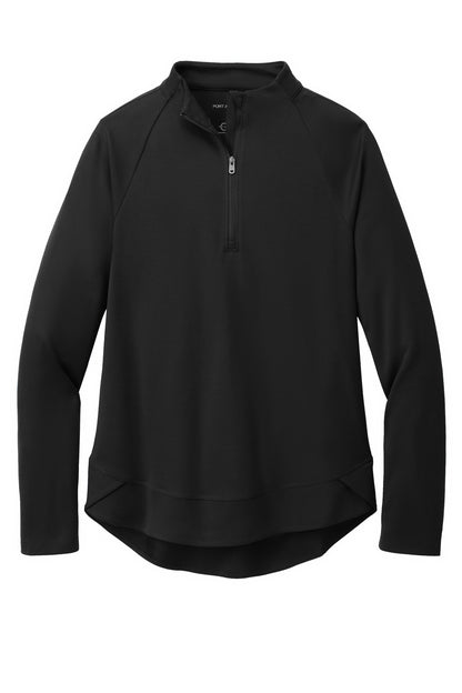 Port Authority Women's C-FREE Cypress 1/4-Zip LK870 Deep Black