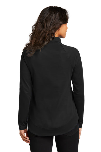Port Authority Women's C-FREE Cypress 1/4-Zip LK870 Deep Black