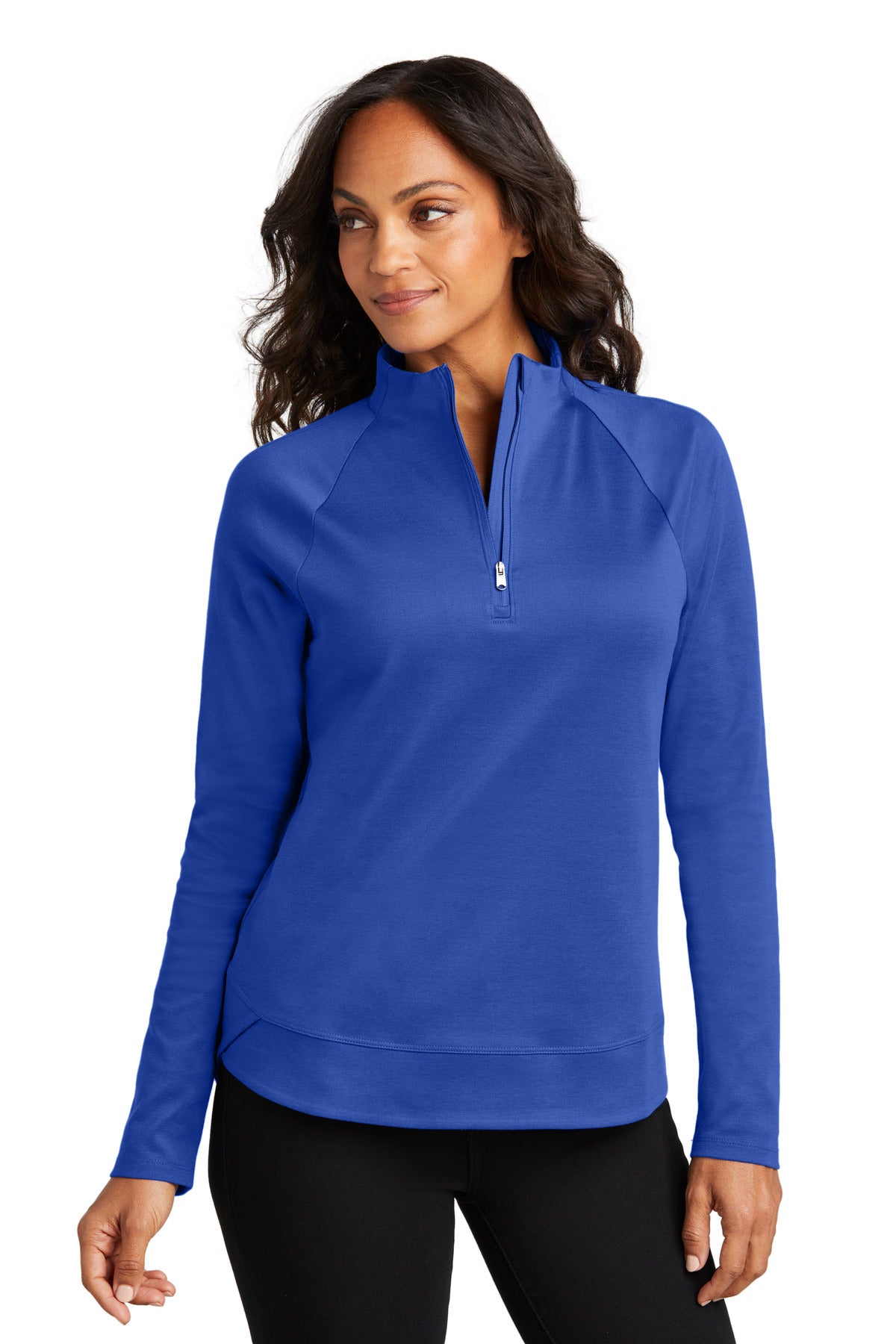 Port Authority Women's C-FREE Cypress 1/4-Zip LK870 True Royal