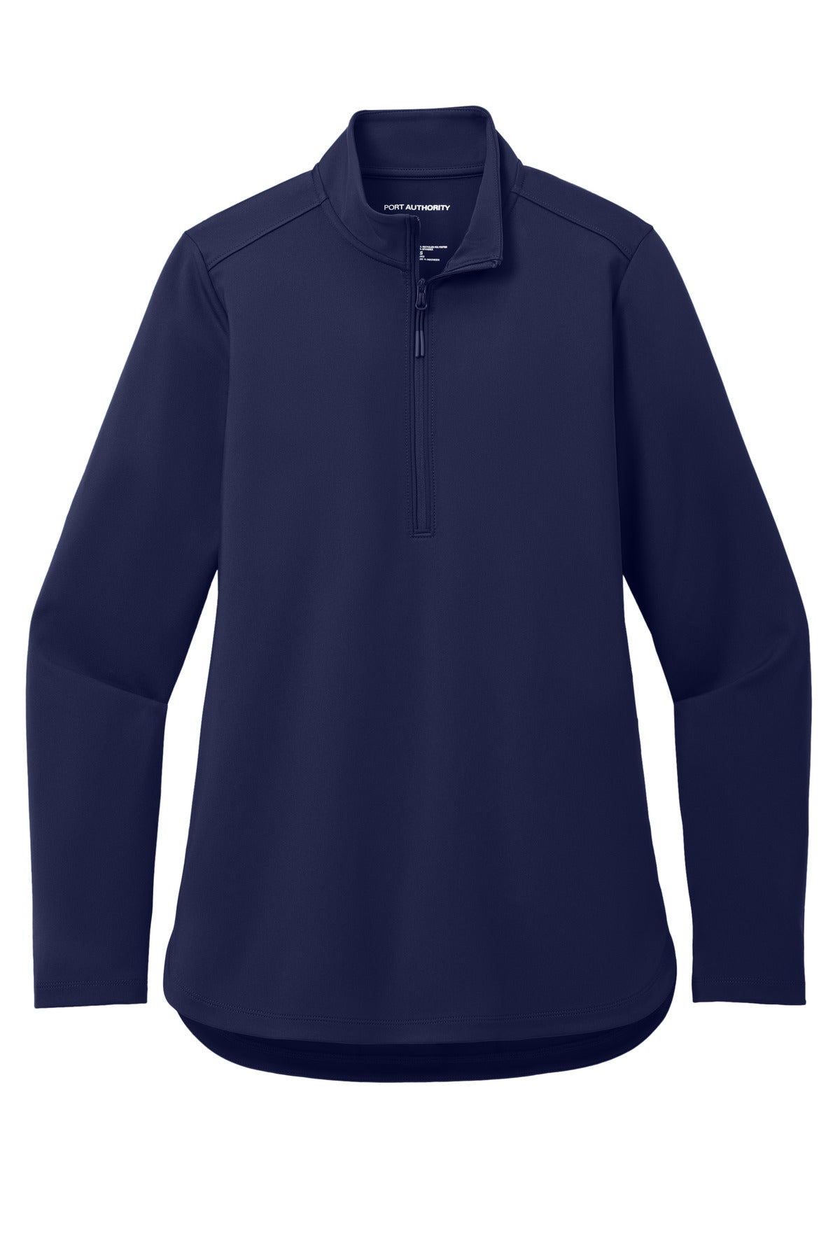 Port Authority Women's C-FREE Double Knit 1/4-Zip LK880 True Navy