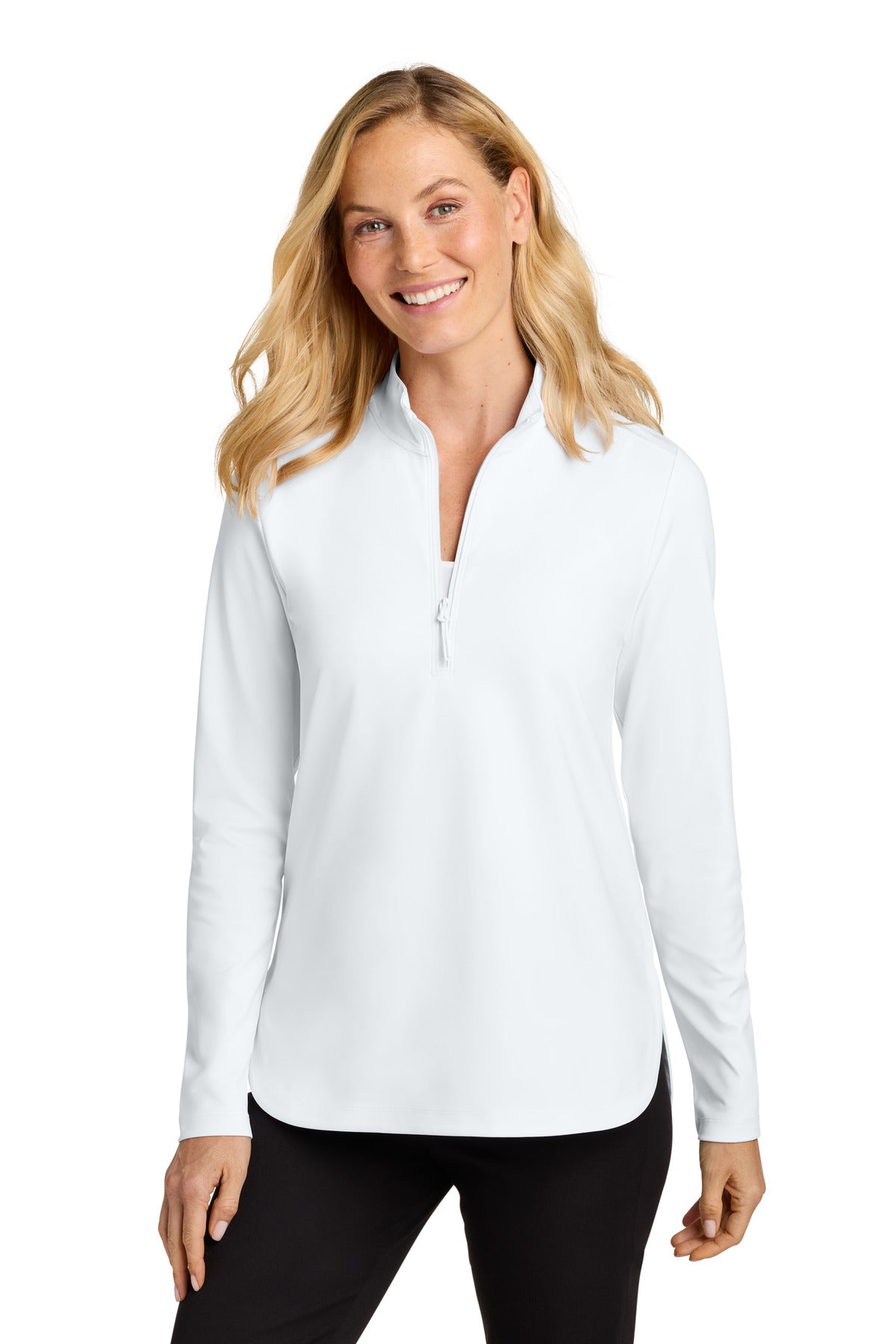 Port Authority Women's C-FREE Double Knit 1/4-Zip