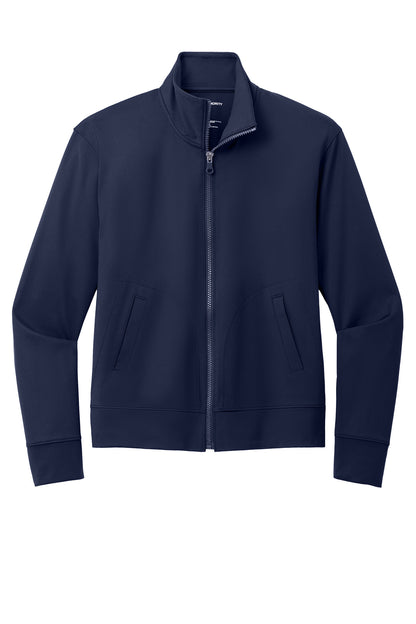 Port Authority Women's C-FREE Double Knit Full-Zip LK881 True Navy