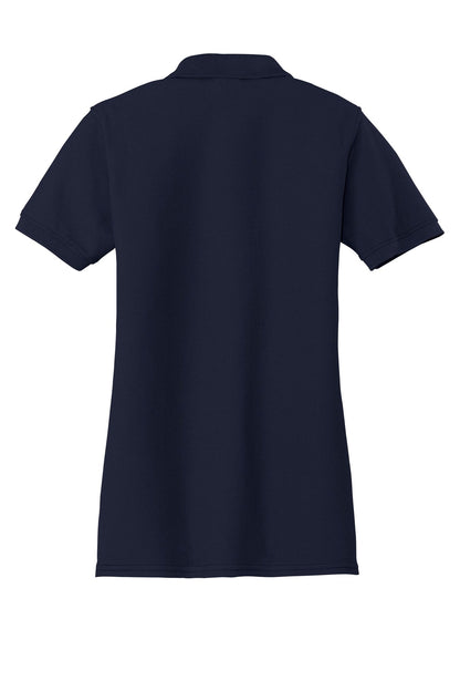 Port & Company Women's Core Blend Pique Polo. LKP155 Deep Navy