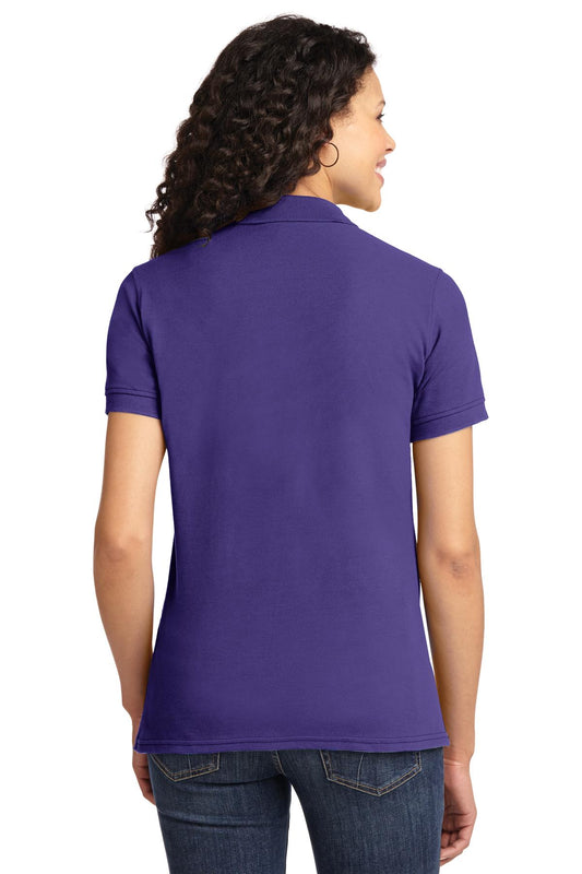 Port & Company Women's Core Blend Pique Polo. LKP155 Purple