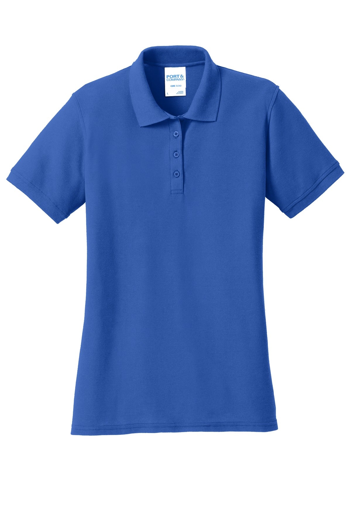 Port & Company Women's Core Blend Pique Polo. LKP155 Royal