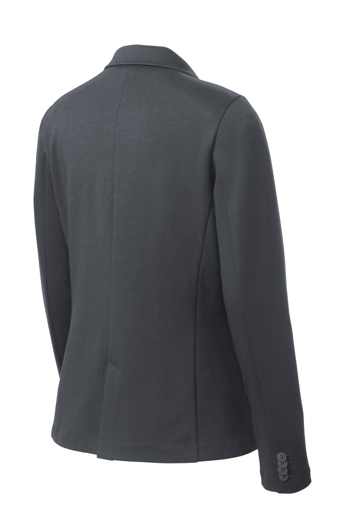 Port Authority Women's Knit Blazer. LM2000 Battleship Grey