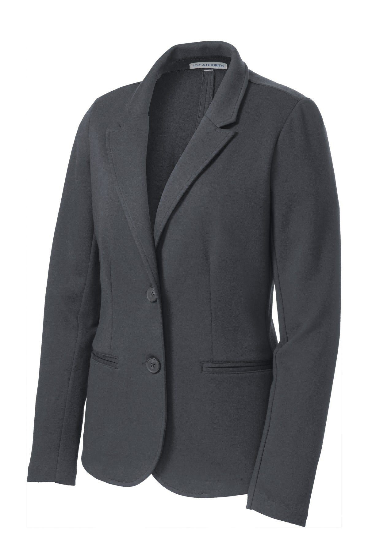 Port Authority Women's Knit Blazer. LM2000 Battleship Grey