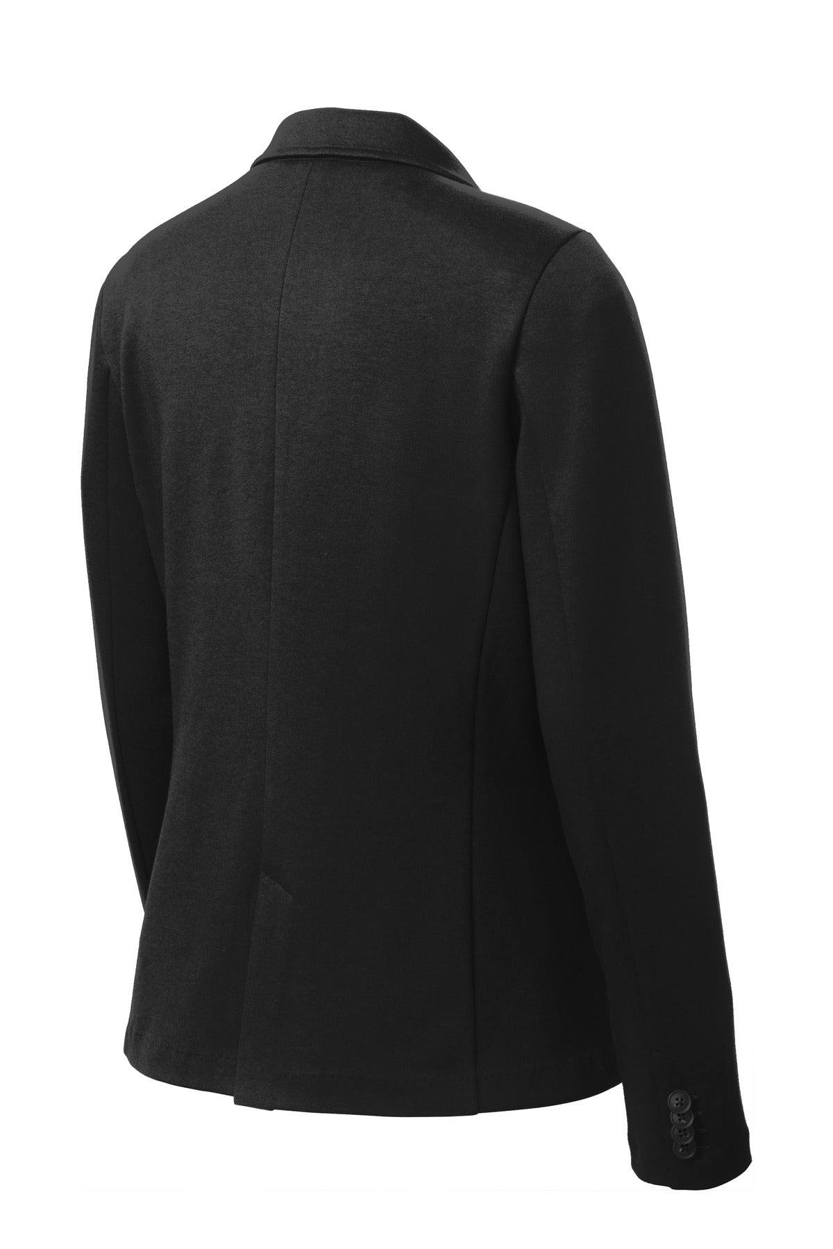 Port Authority Women's Knit Blazer. LM2000 Black