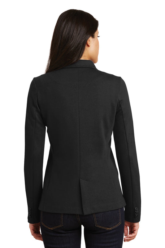 Port Authority Women's Knit Blazer. LM2000 Black