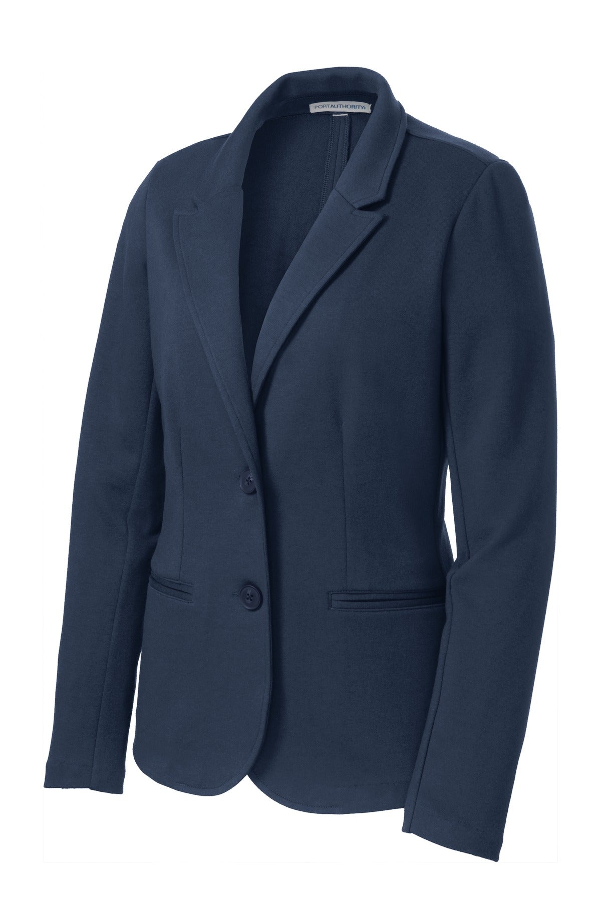 Port Authority Women's Knit Blazer. LM2000 Deep Navy