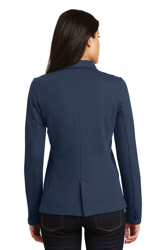 Port Authority Women's Knit Blazer. LM2000 Deep Navy